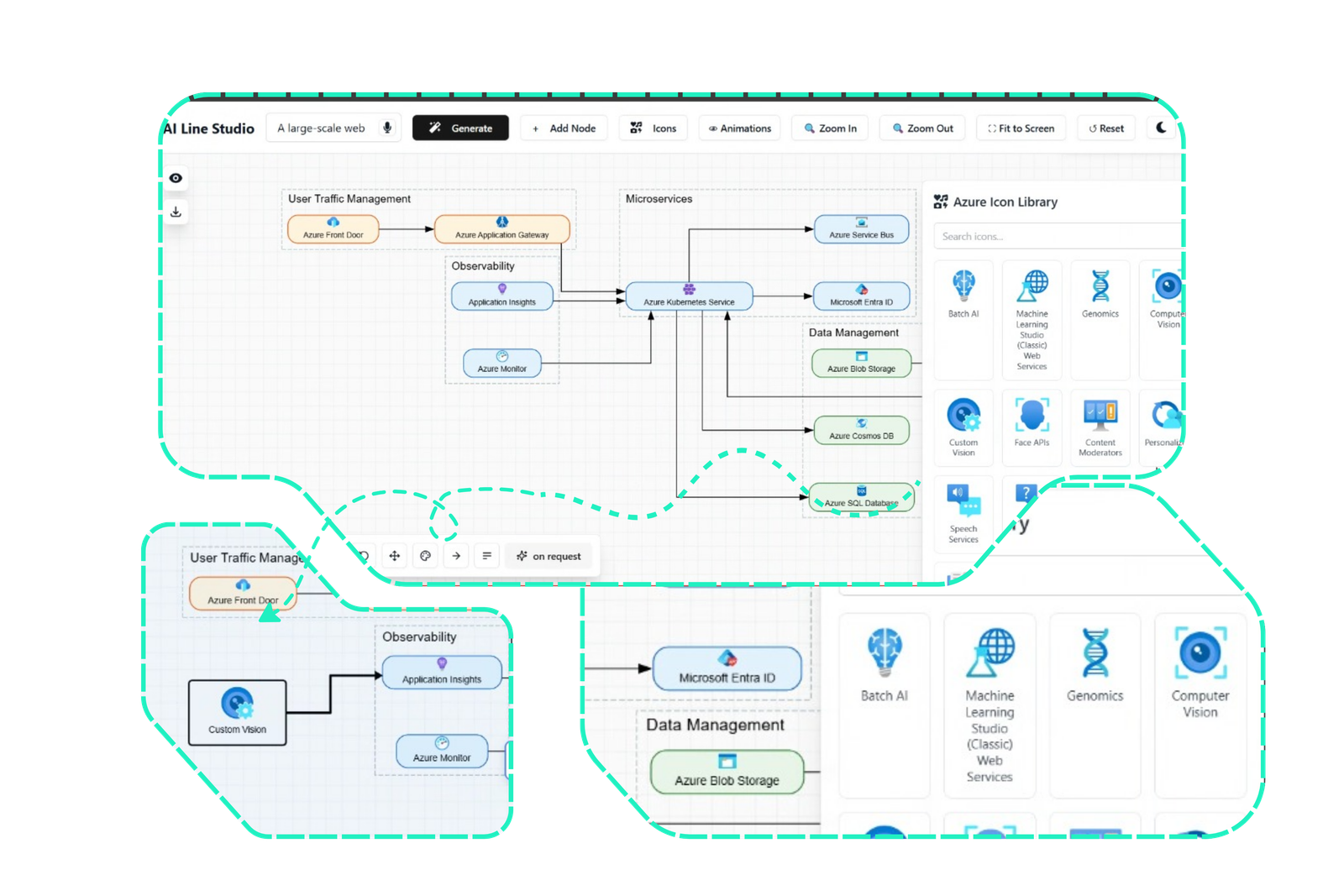 Cloud platforms illustration
